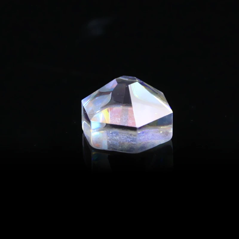 Dichroic Prism Six-Sided Bright Light X-Cube Stained Glass Prisms Crafts for Decoration Polyhedron Glass prism