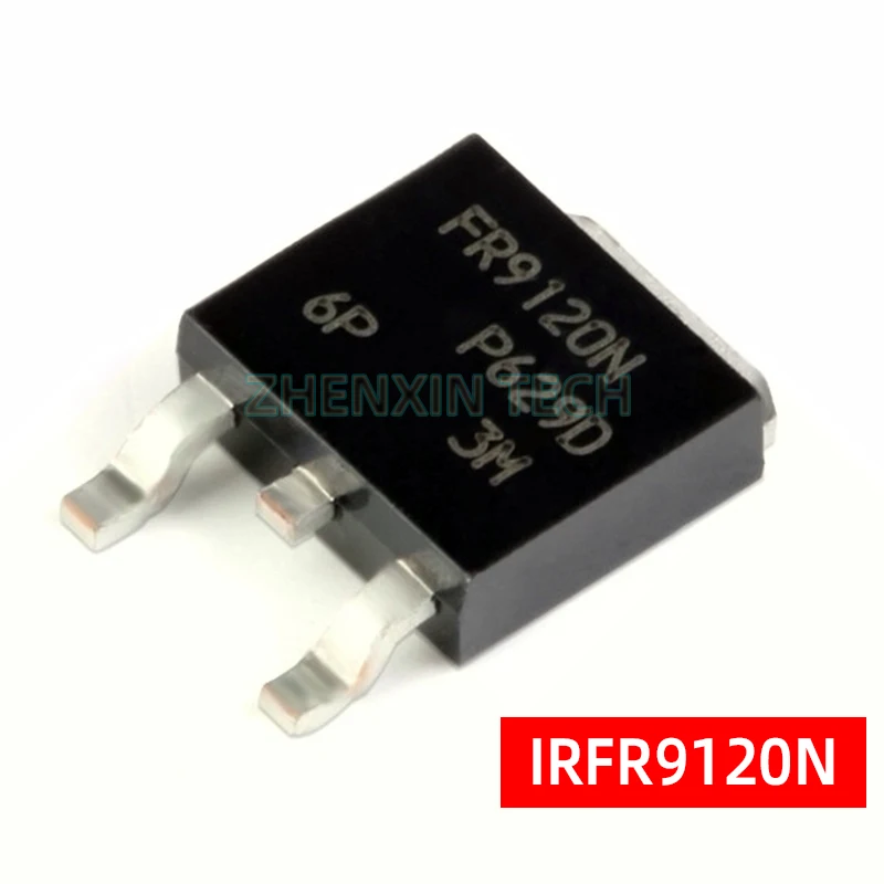 10 pz/lotto IRFR9120N TO-252 IRFR9120 FR9120N TO252 Transistor Transistor D d-pak Transistor MOSFET SMD