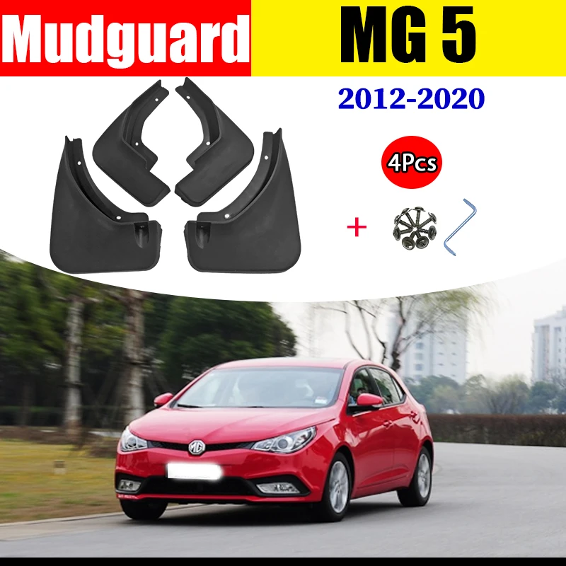 Car Mudflaps FOR MG 5 MG5 2012-2020 Mudguard Fender Mud Flap Guard Splash Mudguards Accessories Auto Styline Front Rear 4pcs