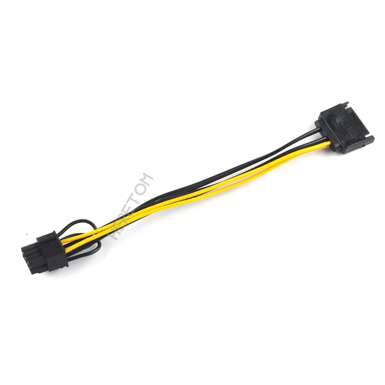 SATA NEW 15 pin Male to 8 pin ( 6+2 ) PCI-Express PCIe Video Graphic Card GPU Power Adapter Cable 20cm