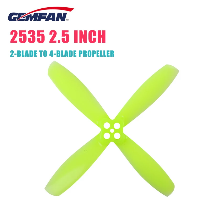 4 Pairs Gemfan RotorX 2535 2.5 Inch 2-Blade to 4-Blade Propeller CW CCW for RC Drone FPV Racing DIY Accessories Replacment Parts