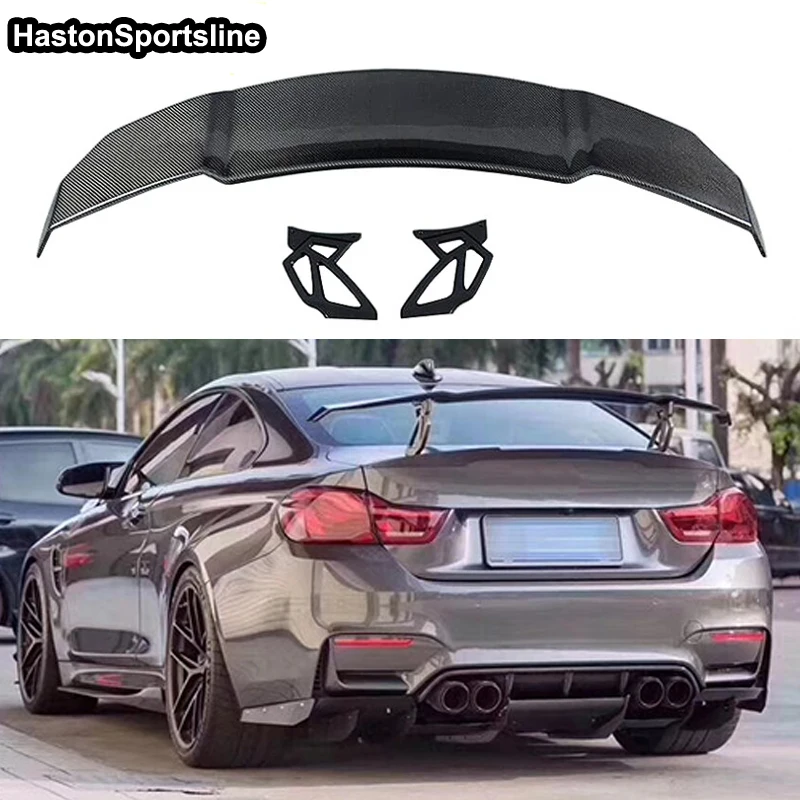 For BMW 5 Series M5 And E60 520Li 525Li 528Li 530Li 535Li Sedan V Style Carbon Fiber Rear Trunk Spoiler Car Wing 2005-2011