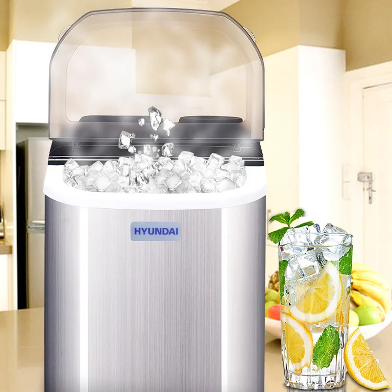 

Z7 Ice Maker Commercial Milk Tea Shop Ice Bar Household Small Stainless Steel Square Ice Maker 220V