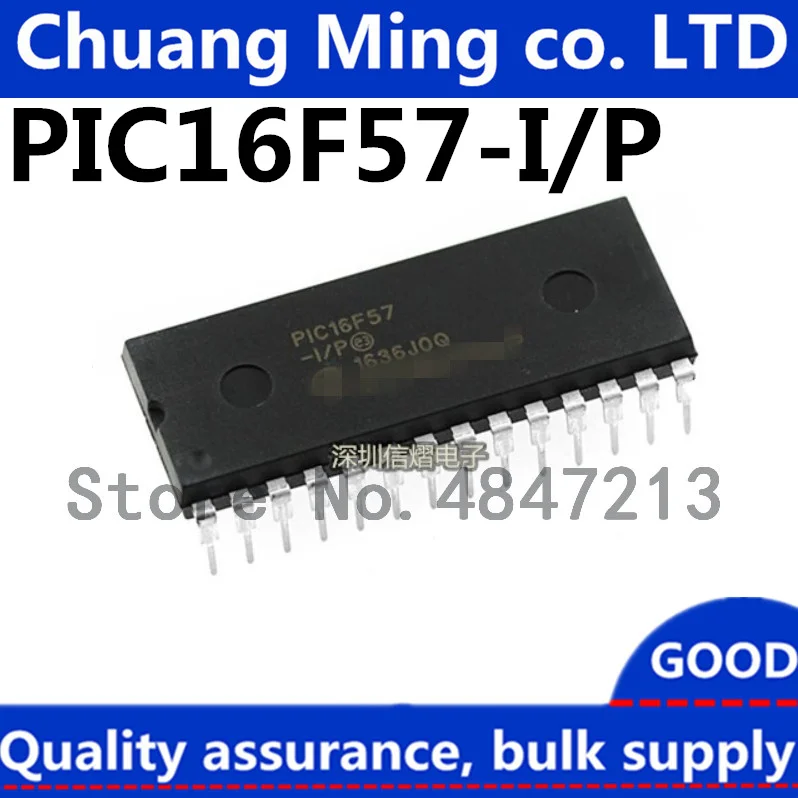 Free Shipping 10pcs/lots PIC16F57 PIC16F57-I/P DIP-28 IC In stock!