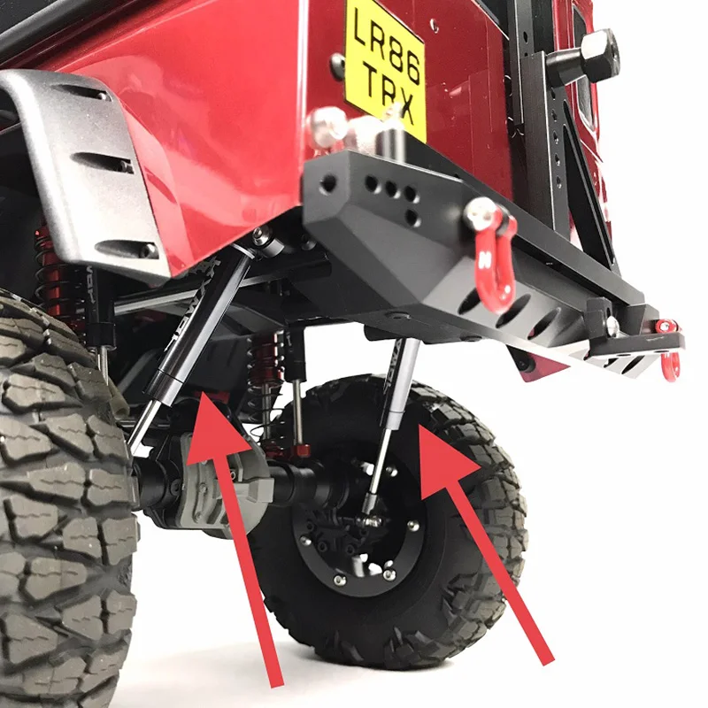 Aiuta la regolazione idraulica del barilotto ammortizzante a pressione negativa per TRX4 TRX6 AXIAL SCX10 1/10 RC Crawler Car DIY