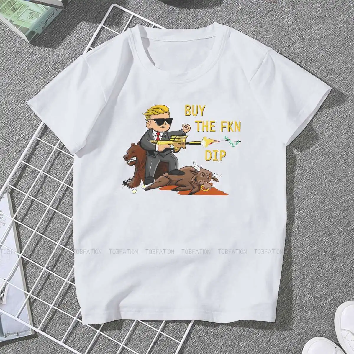 PEW PEW Guy Feminine Clothes Wallstreetbets Stock and Option Trading Oversized T-shirt Kawaii Vintage Female Clothing