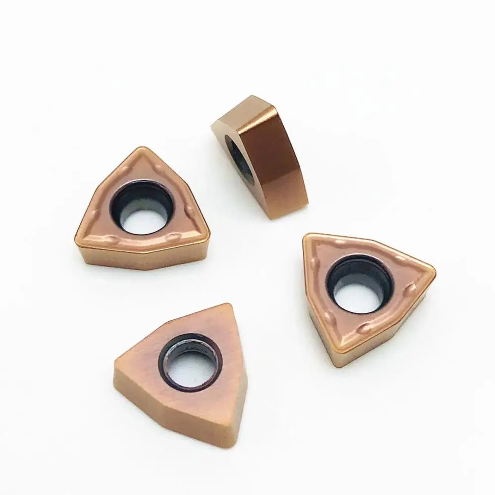 Turning inserts WCMT050308 AZC330 carbide inserts WC type U drill WCMT 050308 machine tool CNC lathe tool parts WCMT