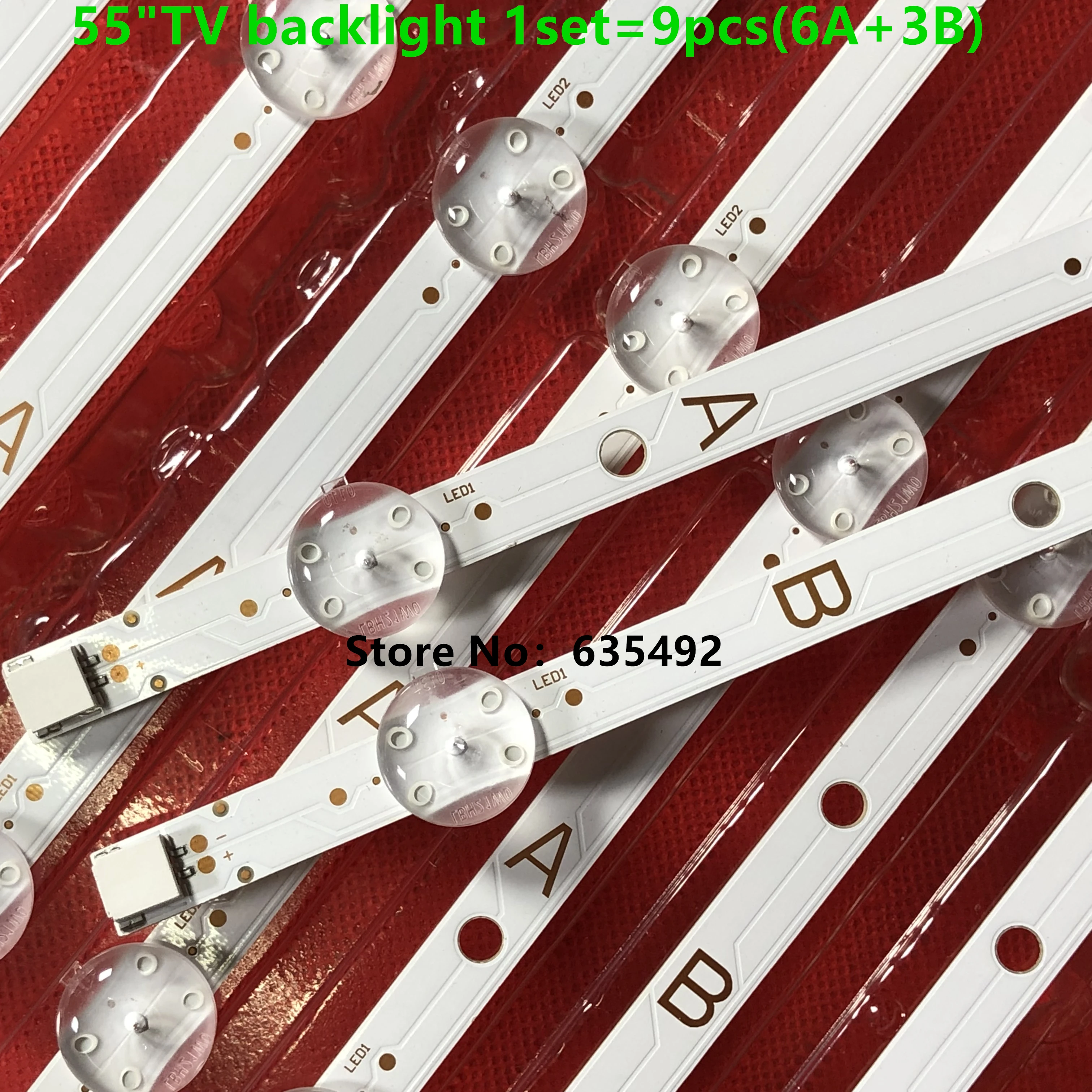 LED Backlight Strip VES550QNYL-2D-N02 SVV550AW9 SVV550AQ9_Rev02_A_B 55T5863DB 55T6863DB 55V5863DA 55V5863DG 55HK25T74U L55UE19