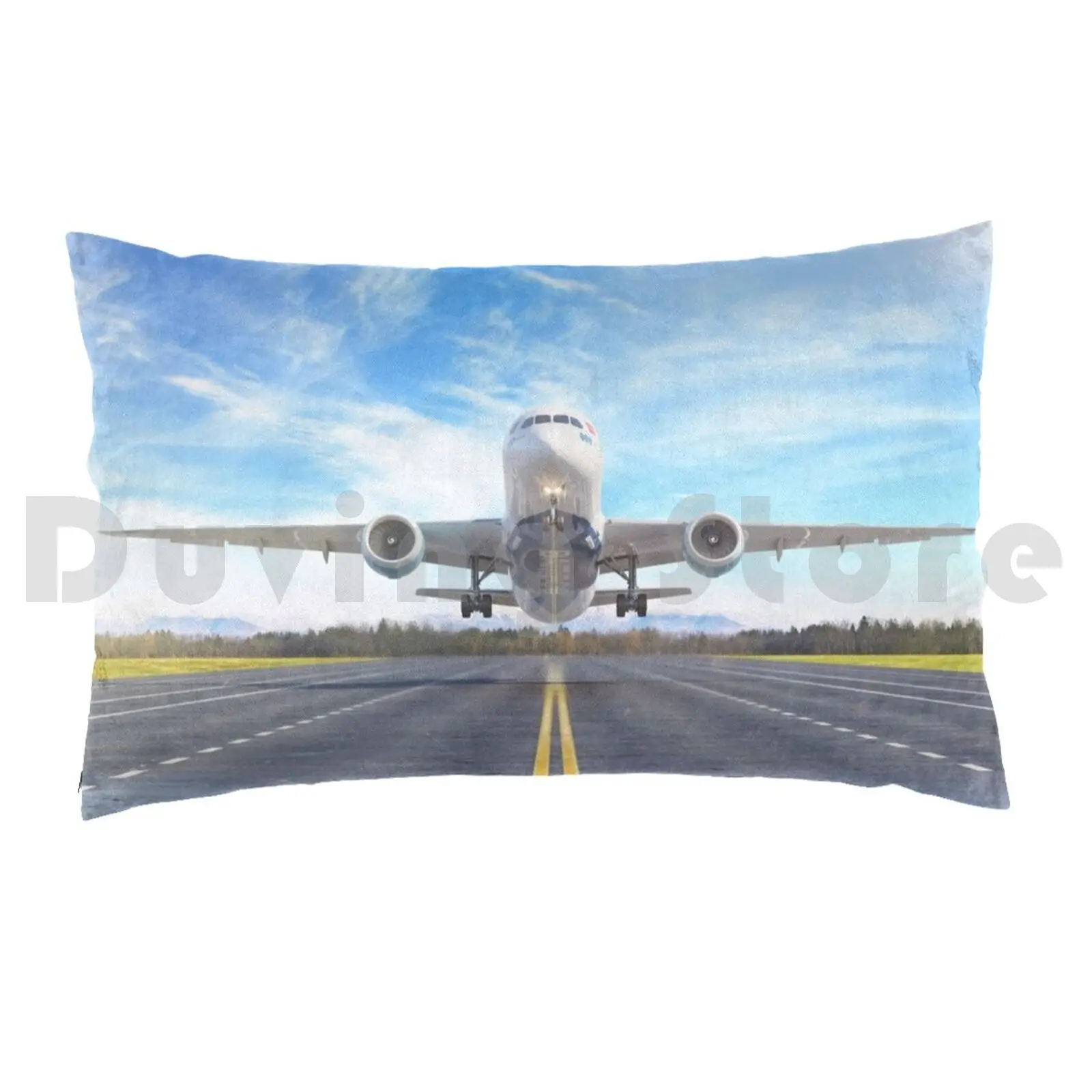 Bamboo Airways Boeing B787 Flight Airplane Pillow case 3113 Bamboo Airway Boeing B787 Flight