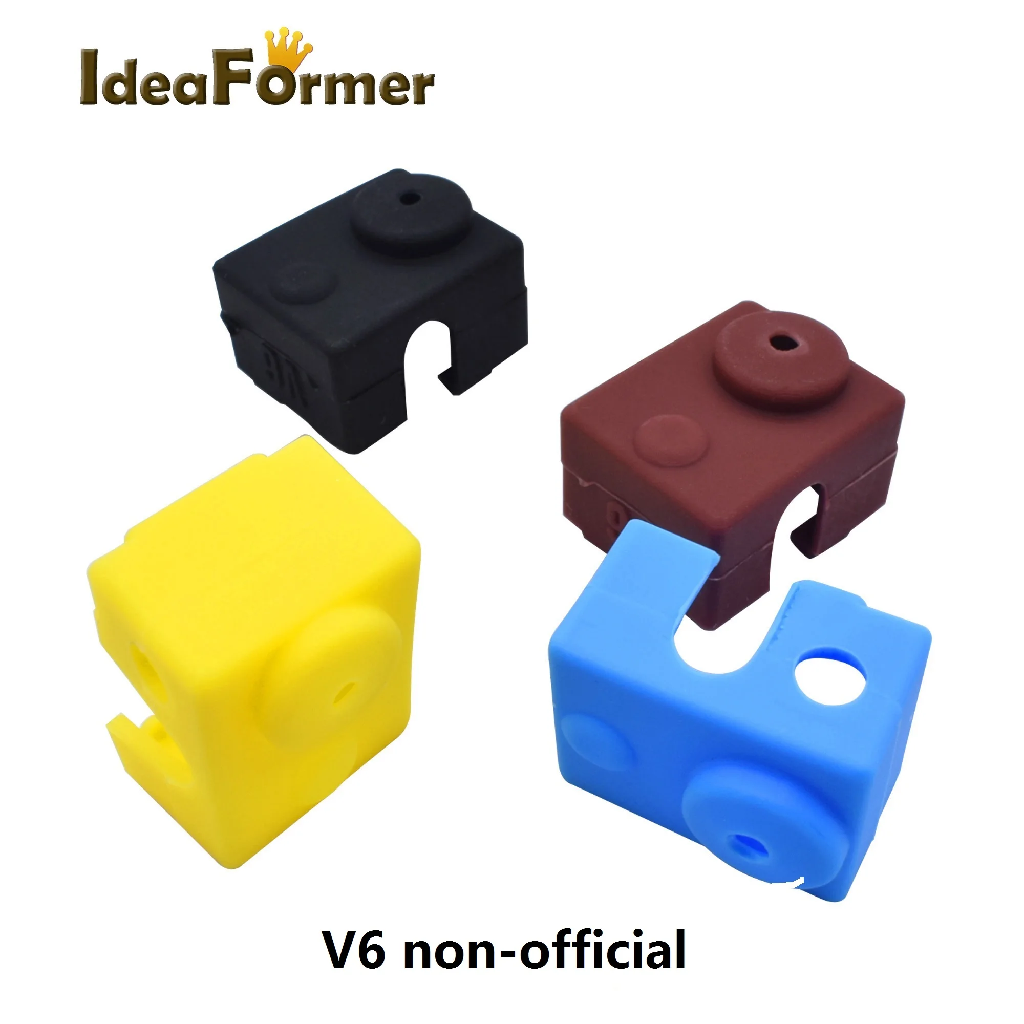 Pièces d'imprimante 3D, chaussette en Silicone pour V6/MK7 MK8 MK9 /MK10/Volnaco, couvercle de bloc chauffant, garde au chaud pour bloc chauffant