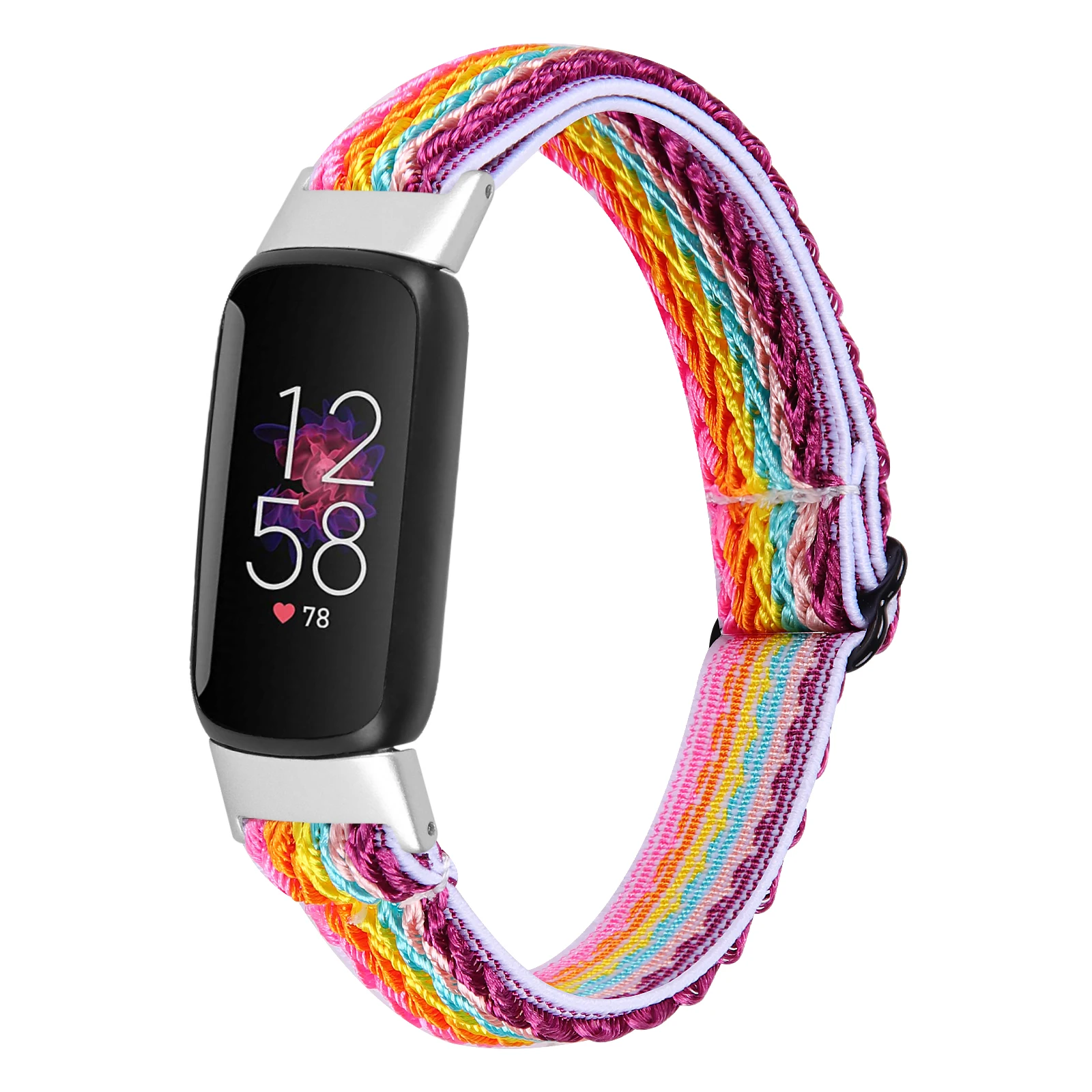 ไนลอนยืดหยุ่นสําหรับ Fitbit Luxe Smart Watch Braided สร้อยข้อมือ Correa สําหรับ Fitbit Luxe Special Edition อุปกรณ์เสริม