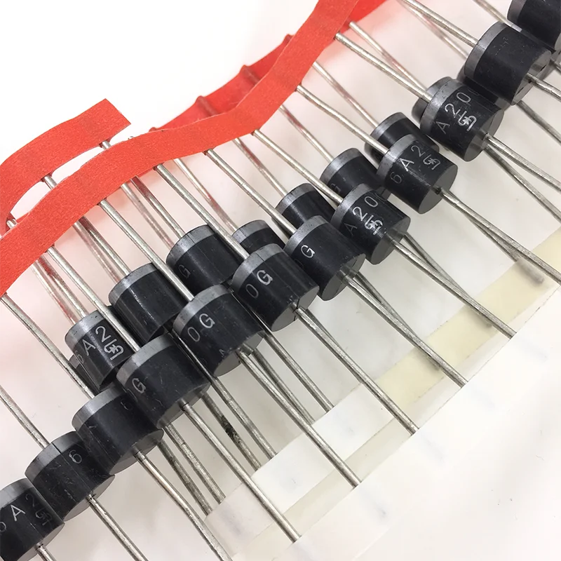 10PCS/lot 6A20G 200V 250A 6A20 P-600 R-6