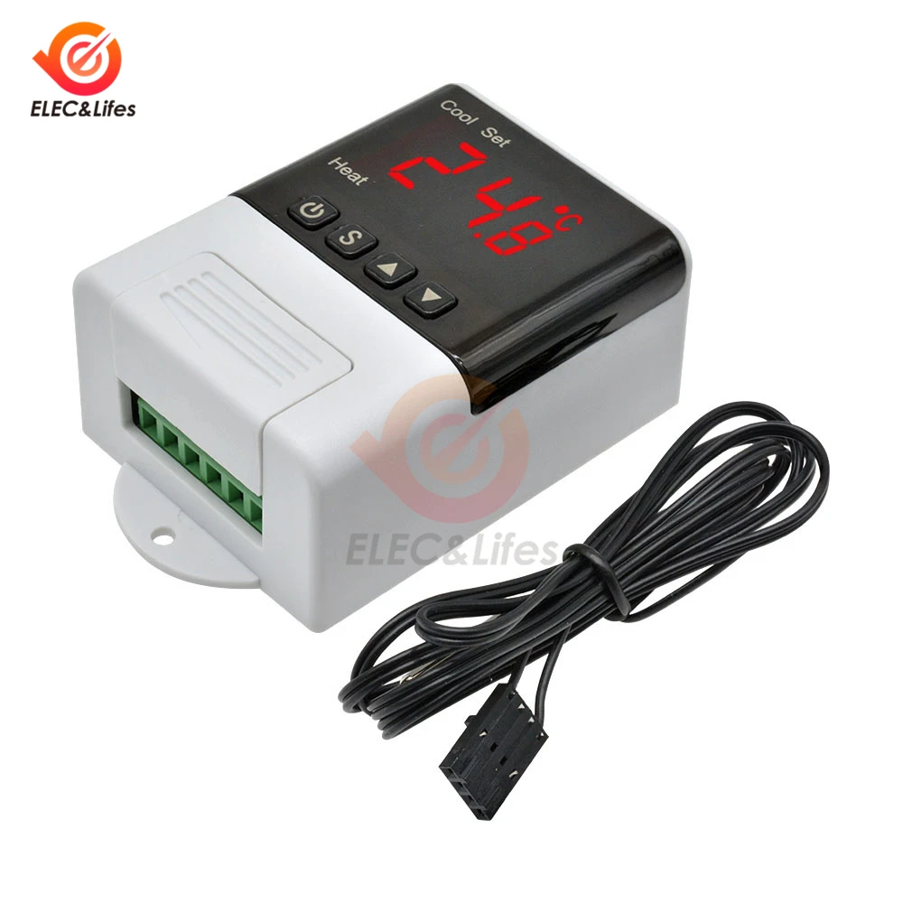 AC110V 220V Digital temperature controller Thermostat for Aquarium Incubator controller thermoregulator replace W3001 STC-1000