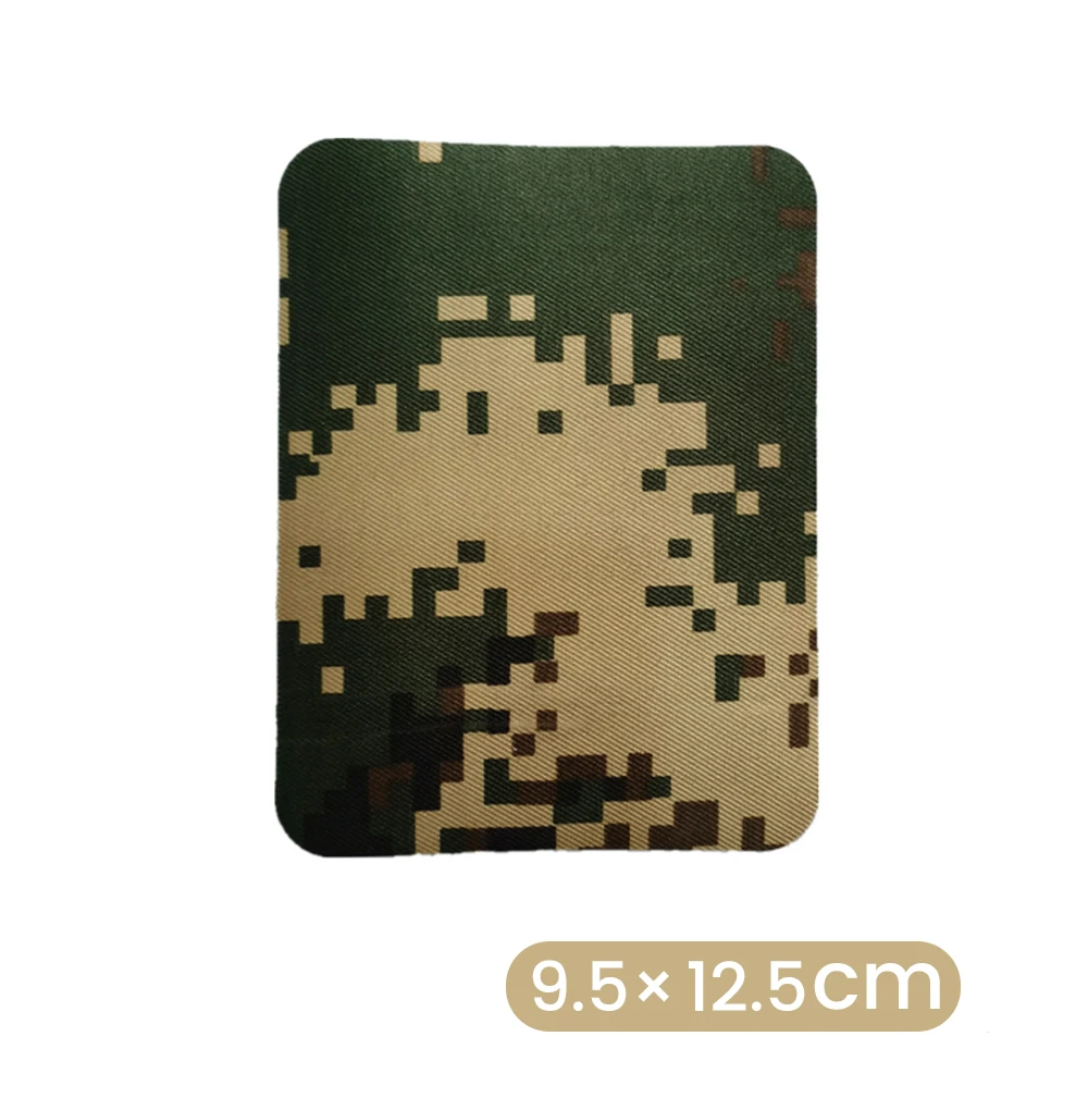 1PC Oval Quadrat 9,5*12,5 cm 11*14cm Hot Melt Kleber Camouflage Kleber Bügeln Patch imitation Denim Nähen Knie Ellenbogen DIY Kleidungsstück – Detail 14