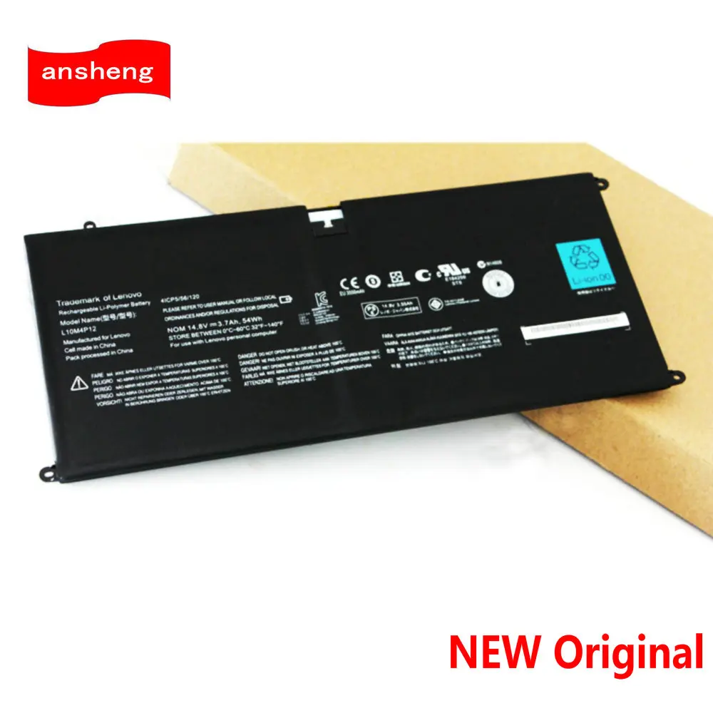 

New 14.8V 54WH L10M4P12 4ICP5/56/120 Battery For Lenovo Yoga 13 U300s U300s-IFI U300s-ISE Yoga13-IFI Yoga13-ITH