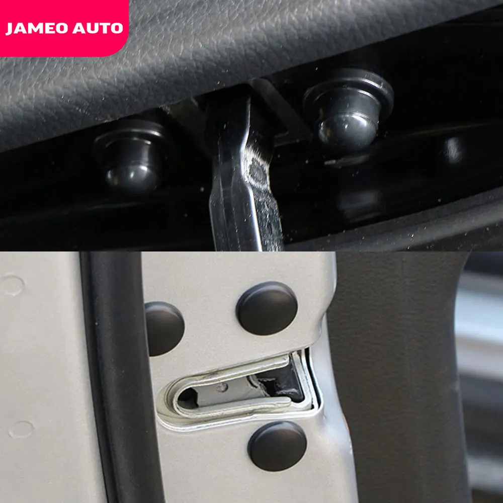 Jameo Auto Car Door Lock Screw Protector Stickers Cover for Chrysler Aspen Pacifica PT Cruiser Sebring Town Country