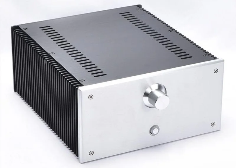 BRZHIFI BZ2412B double radiator aluminum case for class A power amplifier