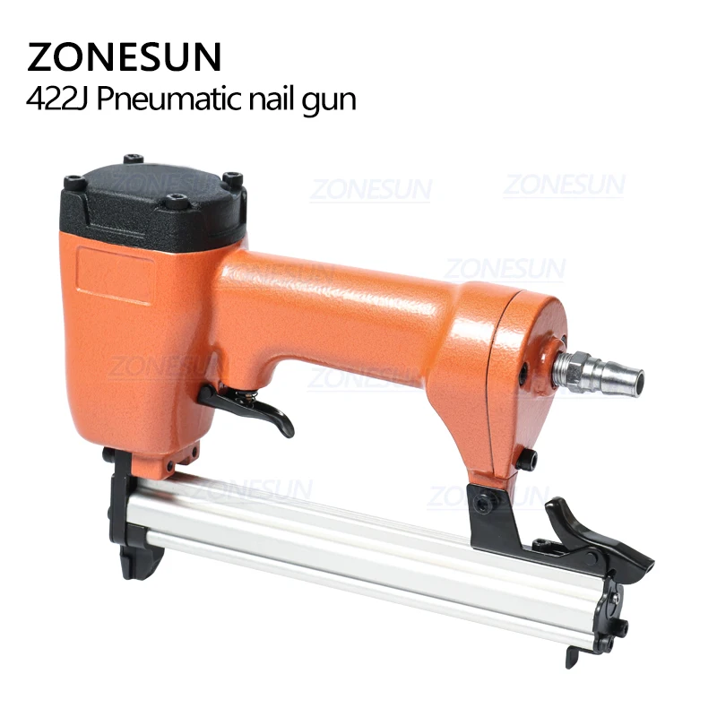 ZONESUN 422J Ga20 5.1 millimetri di Larghezza Del Chiodo Spille Pistola Pistola Pneumatica Micro Spille ner Chiodatrice Aria Brad per Mobili In Legno Divano la lavorazione del legno Cucitrice