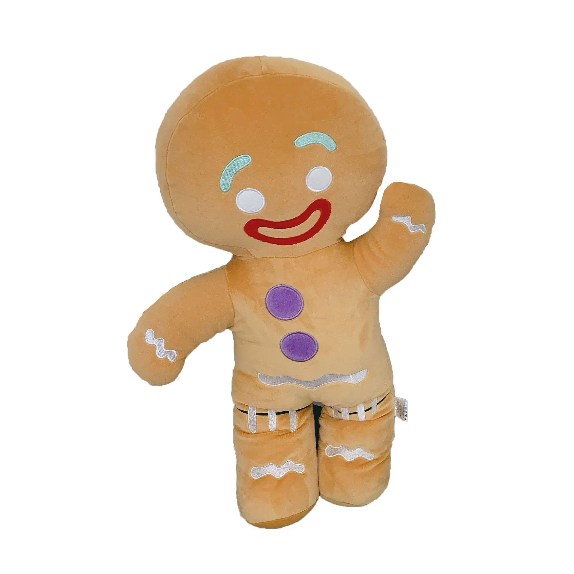 Peluche pain d'épices pour enfants, jouet en forme de biscuits, poupée renne, coussin, oreiller, mignon, décoration pour la maison, cadeau de noël,