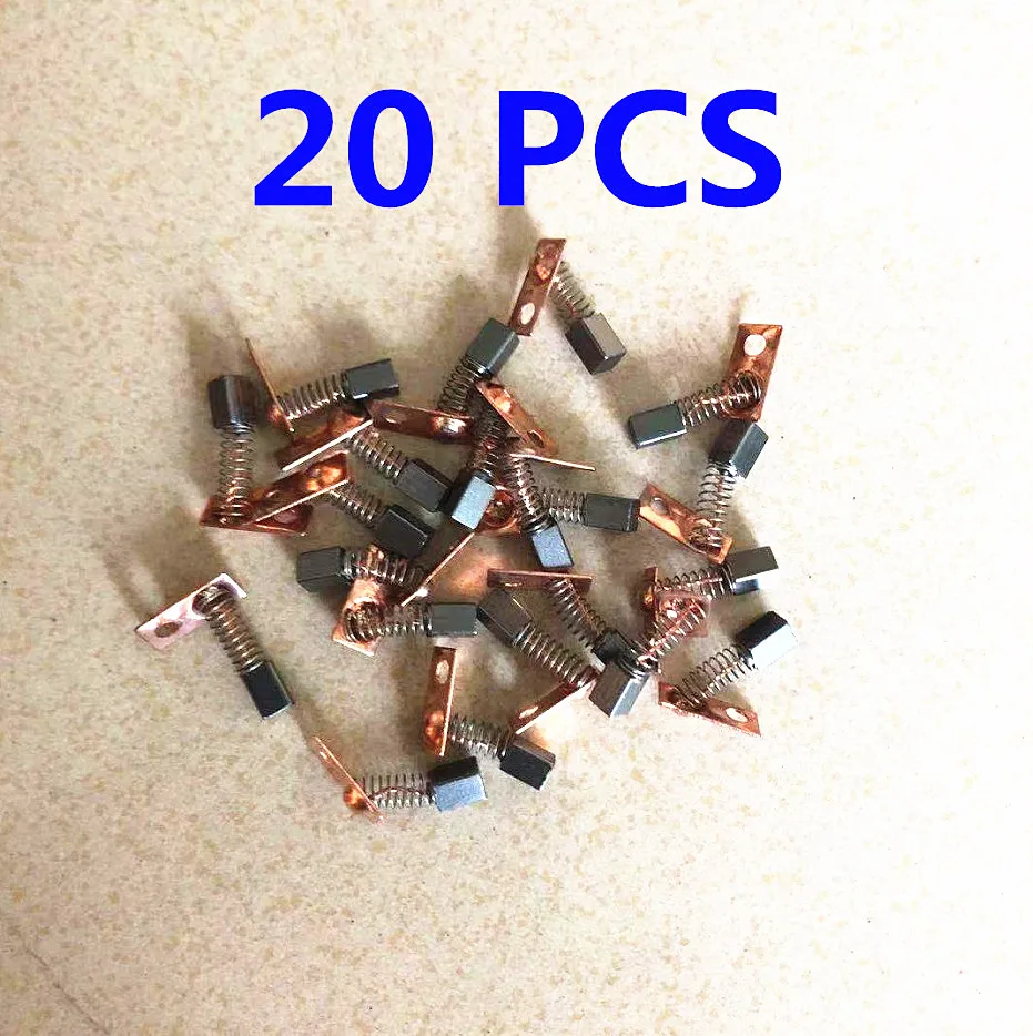 20pcs strong 210 Power Tool Carbon Brush Electric Hammer Angle Grinder Graphite Brush Replacement