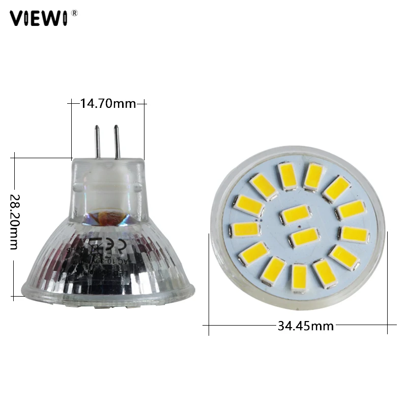 Lampade Led Spotlight GU4. MR11 12v 24v 35mm Glass Cup Super Bright 3W 12 24 V Volt Spot Bulb Ceiling Mini Under Cabinet Light