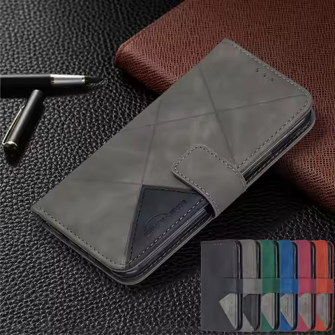 Luxury Leather Phone Case on For OPPO Reno5 F Funda For Oppo Reno6 Reno 5 Z 6 Pro 3 6Pro 5Pro 5F 5Z 5G Wallet Flip Cover Coque