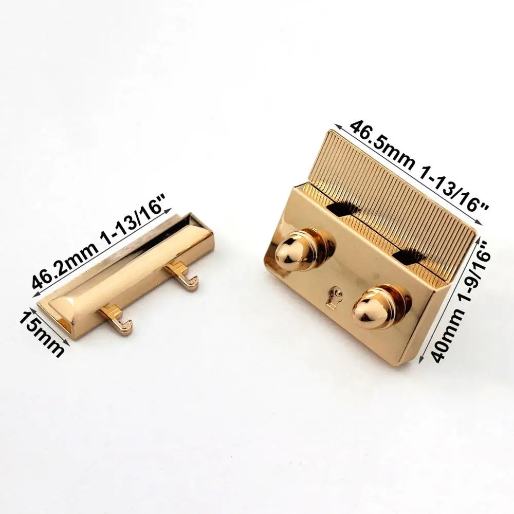 1pcs Metal Push Lock Fashion Cute Switch Lock For DIY Handbag Bag Purse Luggage Hardware Closure Bag Parts Accessories