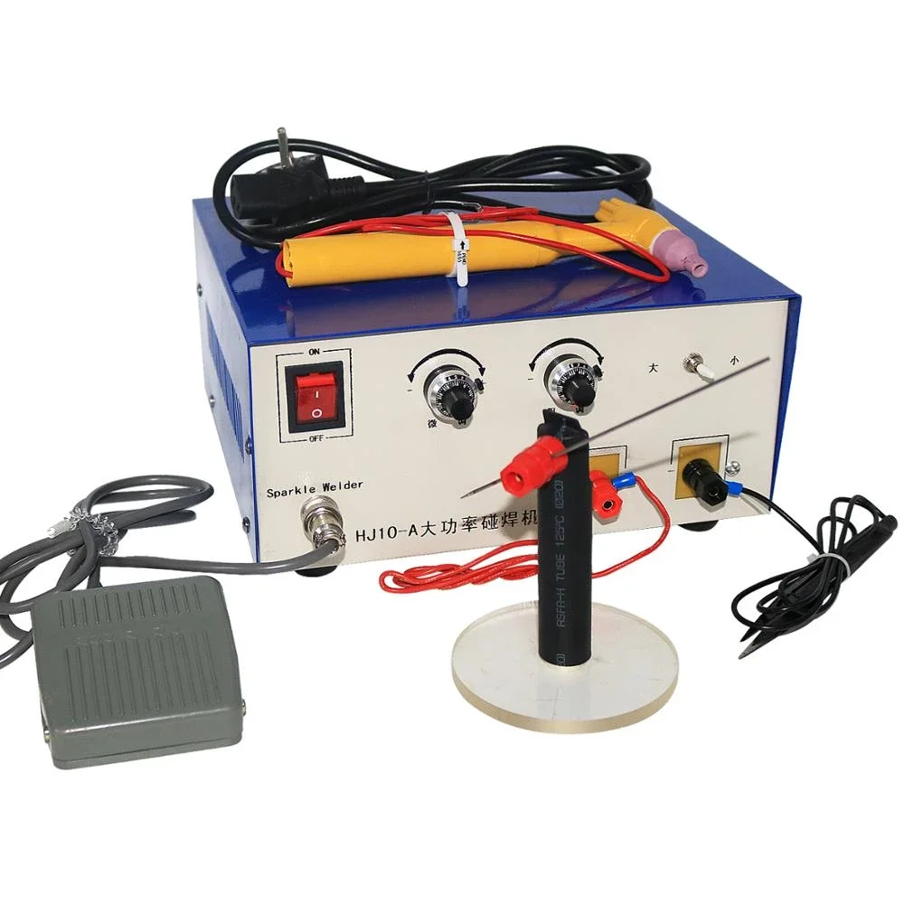 100A Spot Welding Machine Jewelry Handheld Small Laser Welder High Power Jewelry Coil Bracelet Interface Soldering Tool