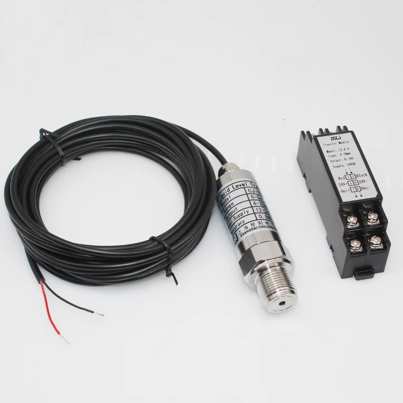 

1m 2m 3m 4m 5m 6m 7m 8m 9m 10m 15m 24V water level sensor with 0-10V output