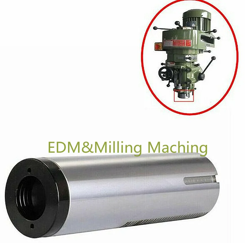 1PC High Quality Bridgeport Milling Machine Part Spindle Sleeve CNC Thicken Chrome Barrel B142 Durable