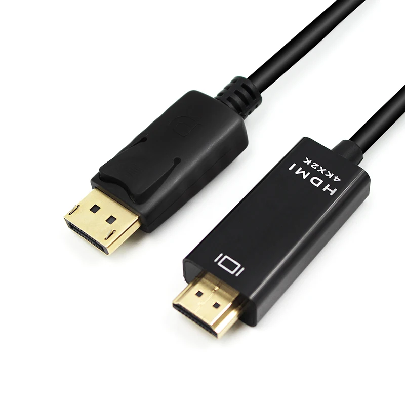 

DP to HDMI Cable Male Displayport 4K 1080P DP2HDMI Adapter Converter for PC HDTV Projector Laptop M/M 1.8m