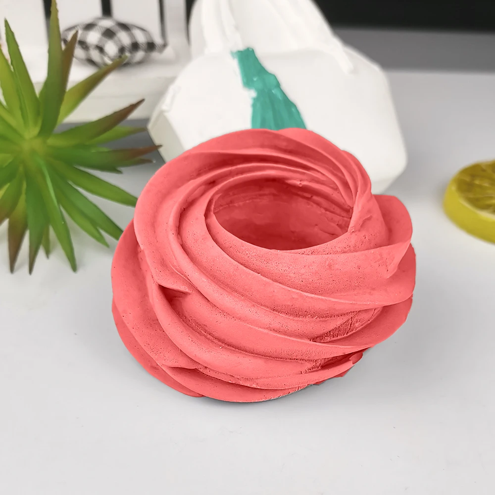 3D Cream Butter Mousse Shape Candle Soap Fondant cake Silicone Mold DIY Handmade Aromatherapy Mould Home Decoration DIY Crafts