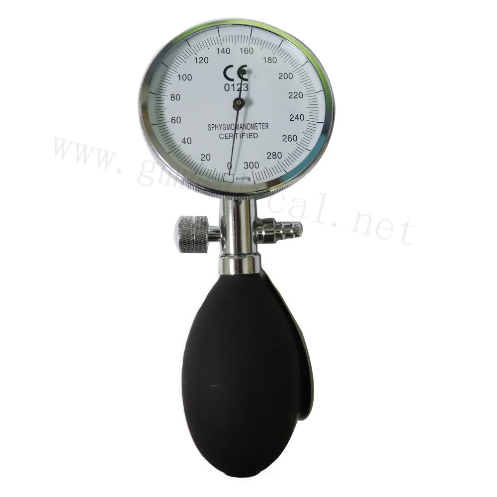 

hand-held Pressure display Gauge with PVC ball,for Aneroid Sphygmomanometer Blood Pressure Monitor Accessories.