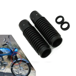 2 Pack Motorcycle Fork Boots rubber 51611-459-880 For Honda S90 CT90 CT110 CB125 Trail Gaiters Cover Set
