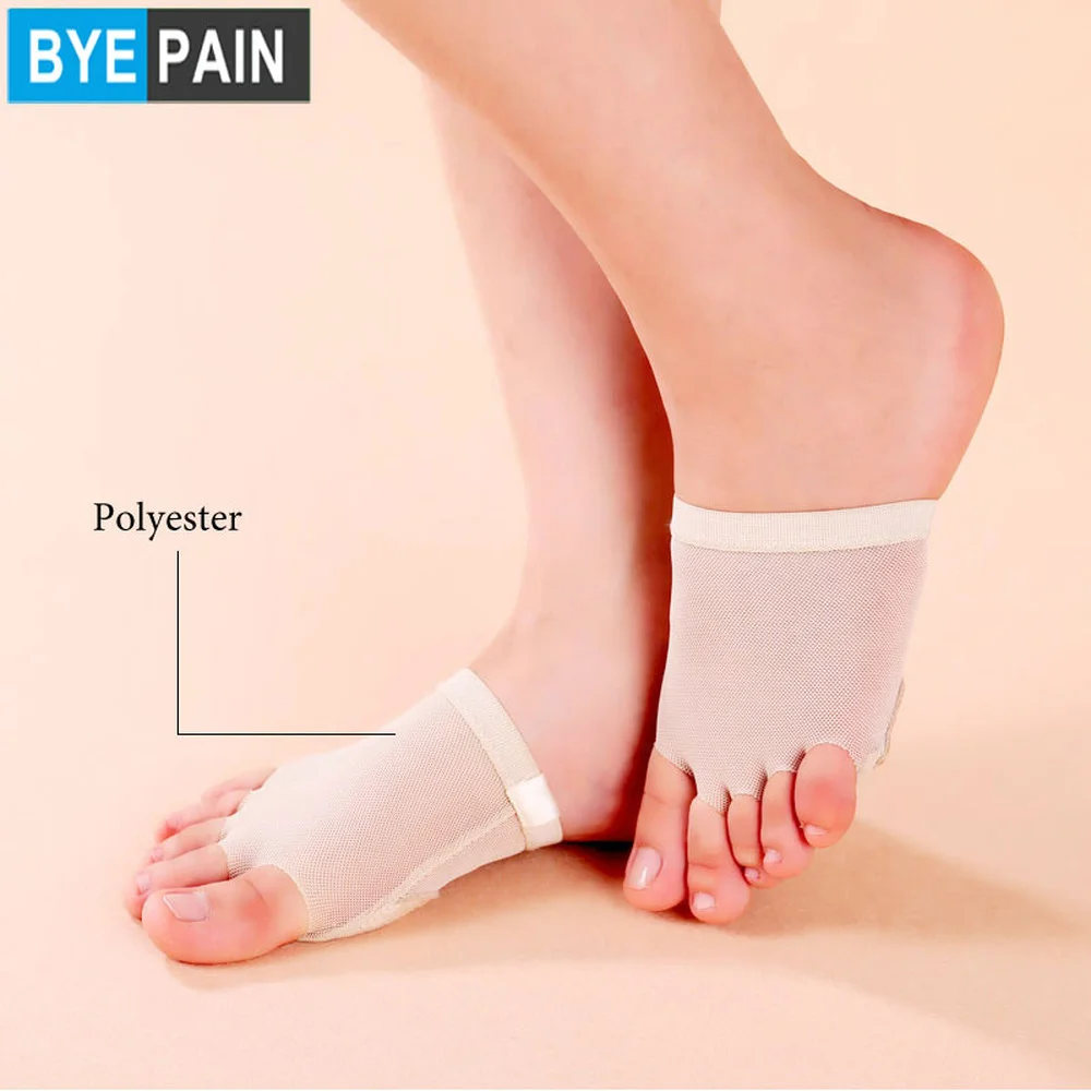 1Pair Ballet Dance Toe Pad, Dancing Practice Shoes Foot Thongs Dance Paws Sole, Metatarsal Pads, Ball of Foot Cushions