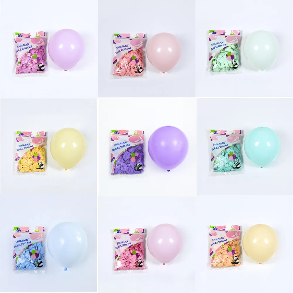 10/30/50pcs 10inch Macarons Latex Balloons Air Globos Pastel Candy Wedding Party Birthday Decoration Balloon Baby Shower Decor