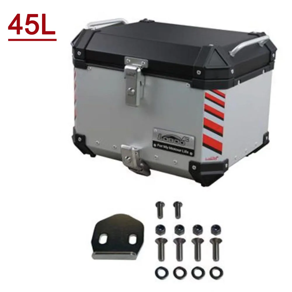 

Fit ZONTES Z2 Motorcycle Aluminum Luggage Panniers Saddlebag Top Case Box For Zontes Z2 125 / Z2 155