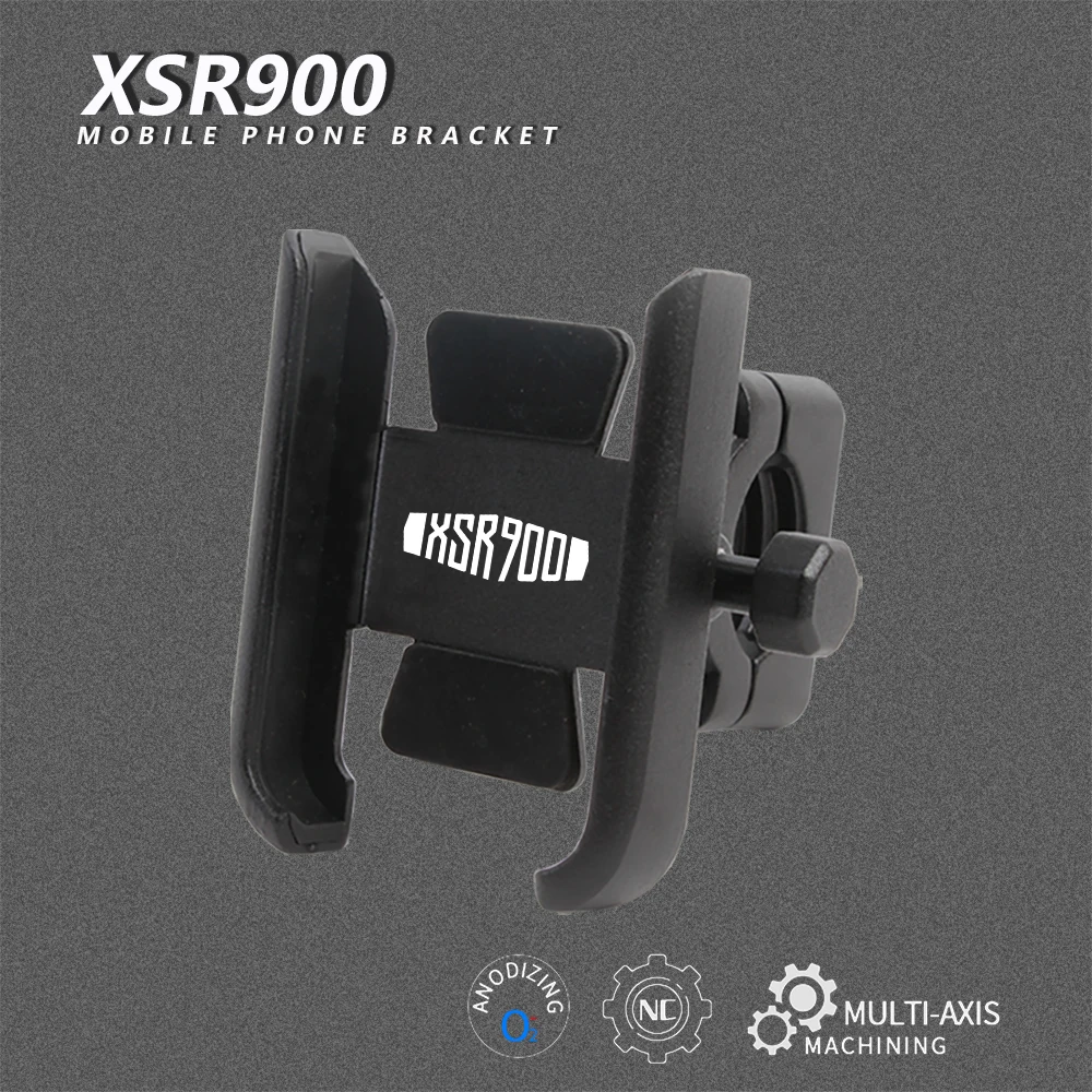 

XSR900 Accessories For Yamaha XSR 900 Abarth 2016-2021 2020 CNC Aluminum Motorcycle Mobile Phone Bracket Stand Navigation Holder