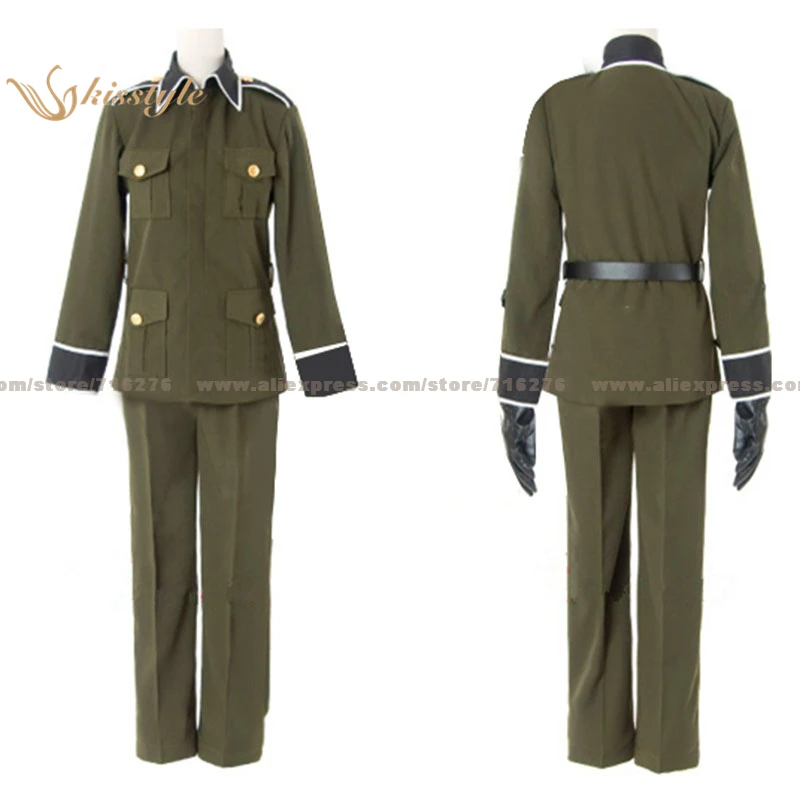 

Kisstyle Fashion Hetalia: Axis Powers Ludwig Germany Uniform COS Clothing Cosplay Costume,Customized Accepted