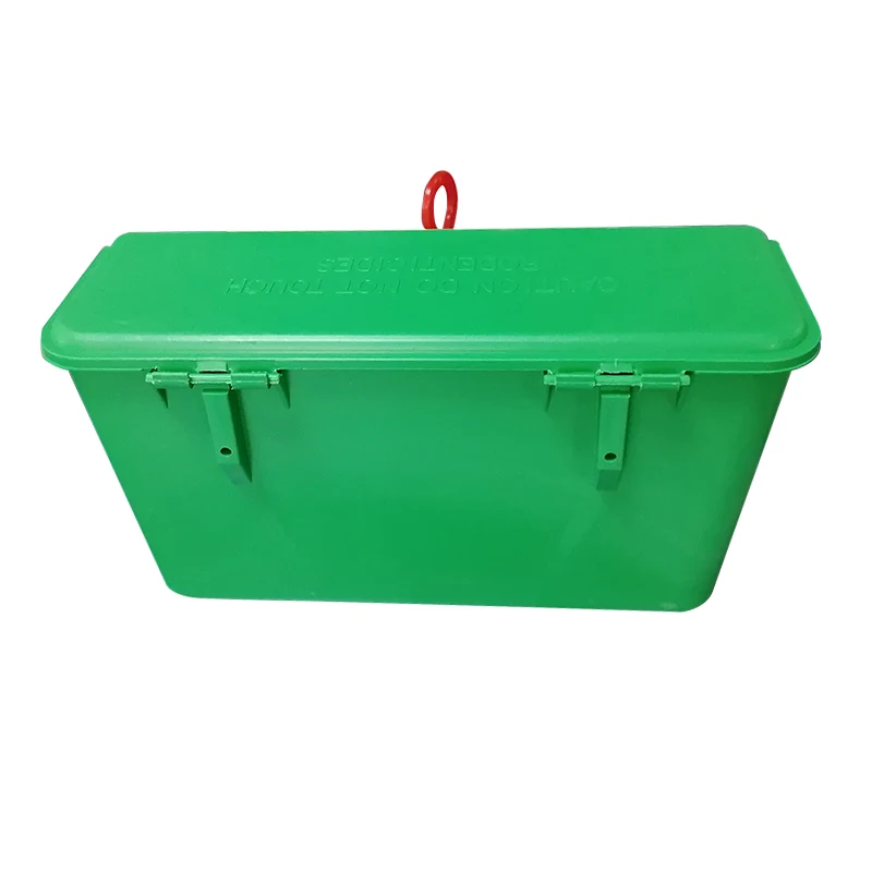 1PCS New Green Mice Trap Box Catching Rodent Rat Bait Station Mousetrap Cage