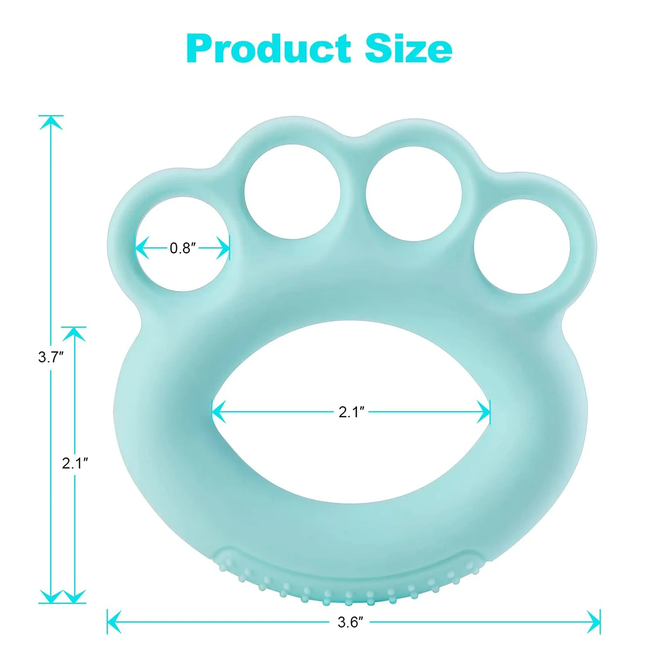 Silicone Hand Strengthener Gripper Training Expander Ring Finger Fitness Exercise Equipment