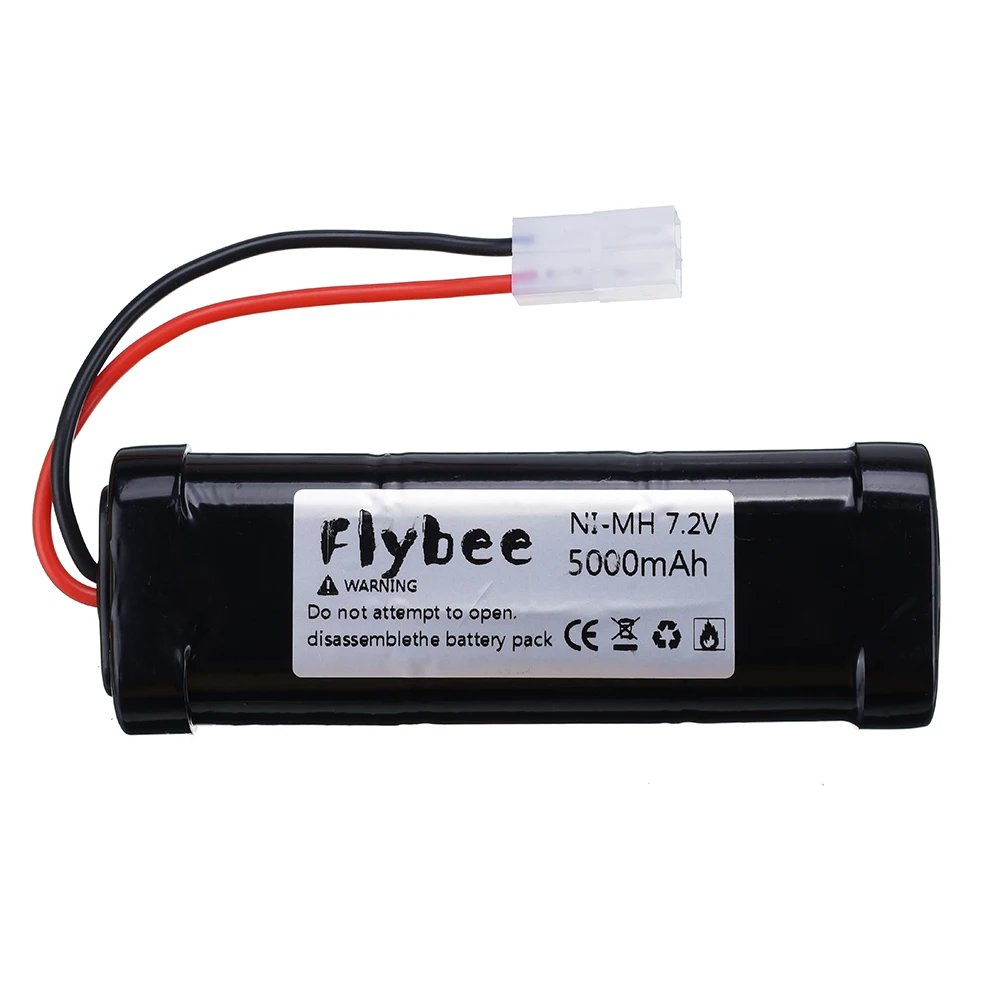 Batería recargable Ni-MH de 3500mAh/5000mAh/6000mah y 7,2 V con conector Tamiya para juguetes RC, coches de carreras, camiones y aviones