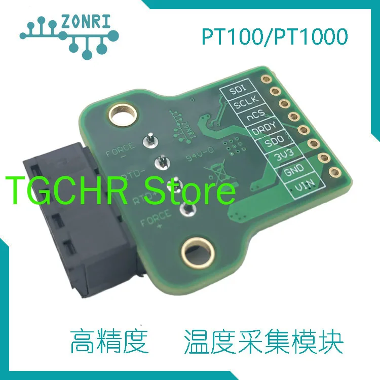 Max31865 High Precision Temperature Acquisition Module PT100 / PT1000 Low Temperature Drift Reference Resistance