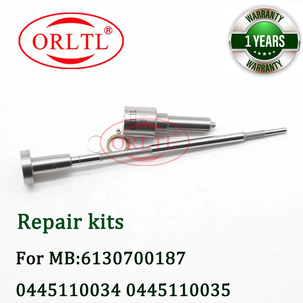 Diesel Injector Repair Kits VALVE FOOVC01001 Nozzle DLLA156P889 For 0445110035 0986435012 0986435030 0445110034