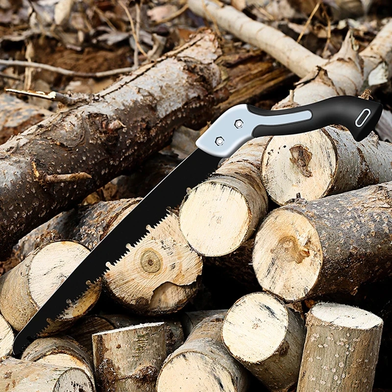 DTBD ตัดพับพับมือ Mini Saw TPR Handle พับเลื่อยสำหรับไม้ Dry ไม้ตัดแต่งกิ่งด้วย hard ฟัน