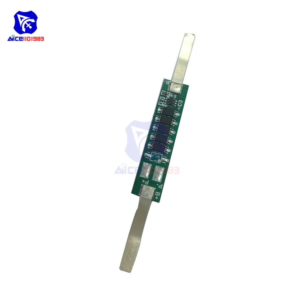 diymore 3A BMS 18650 Lithium Battery Protection PCB Board 1S 9A 3.7V 1 -6 MOS Overcurrent Overdischarge Overcharge Protection