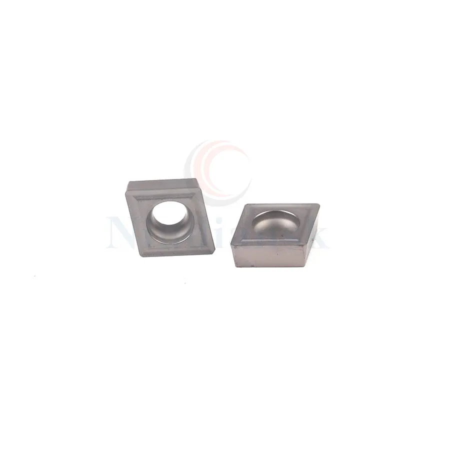 Herramienta de torneado CCMT060204-TC LF90 CNC, inserto de corte de acabado de carburo, hoja de cermet duradera, adecuada para corte de acero, 10 Uds.