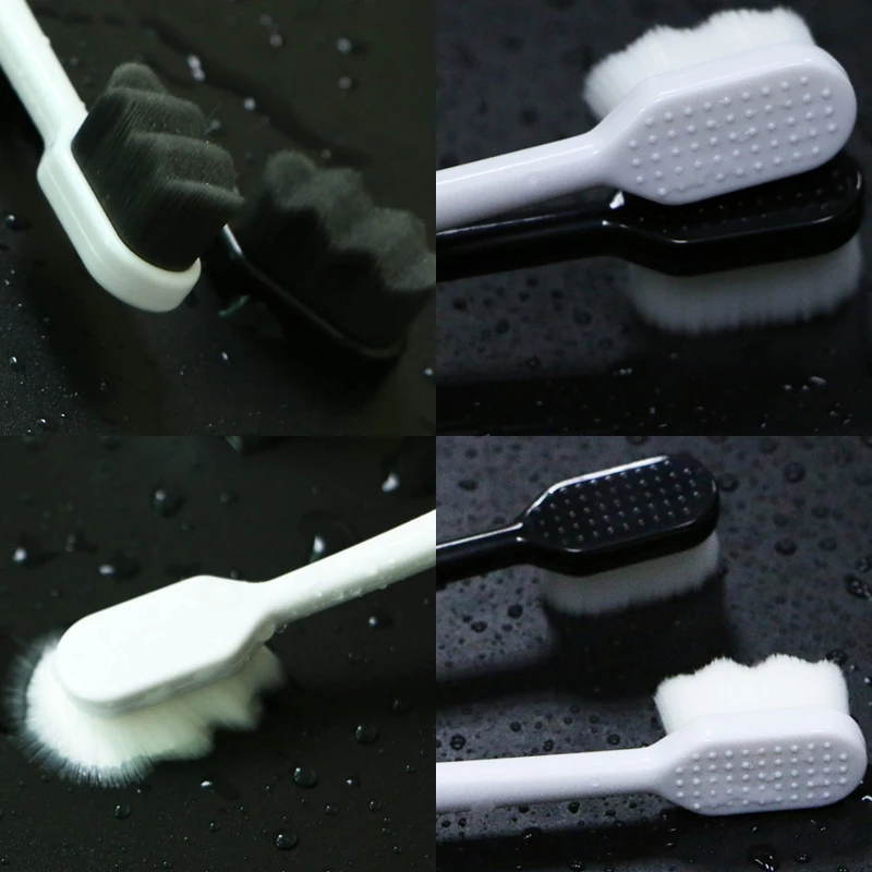 

3Pcs 10000 Bristles Ultra thin Super Soft Fiber Toothbrushes Environmental Antibacterial Protect Travel Outdoor Use Teeth brush