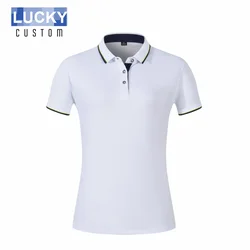 Polo da donna da Golf con risvolto Slim Fit manica corta Polo felpa Business Casual Shirt