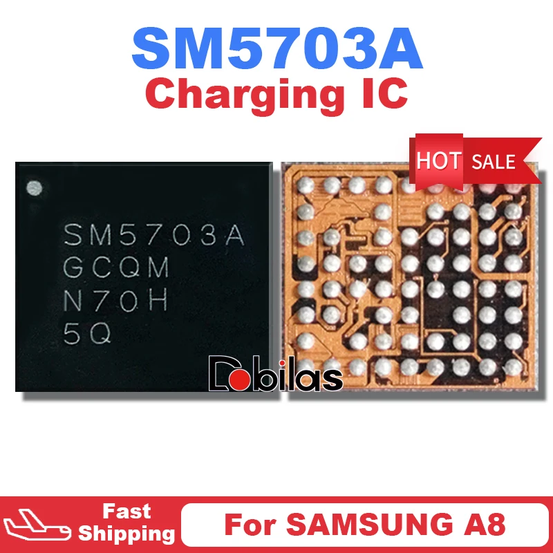 10Pcs/Lot SM5703A For Samsung Galaxy A8 A8000 Charger IC BGA USB Charging IC Chip Replacement Parts Chipset